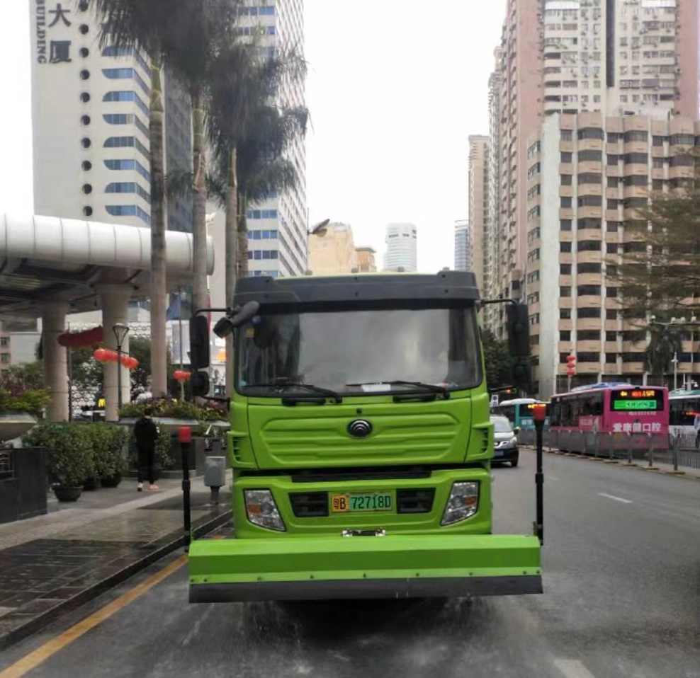 罗湖区南湖项目道路清洁(图2)