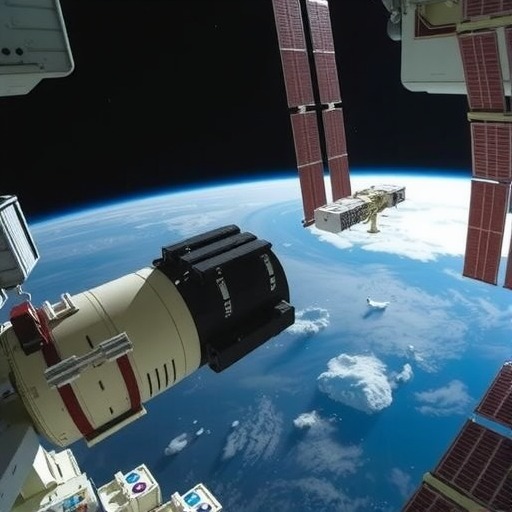 Cygnus宇宙飞船满载垃圾跟国际空间站分离(图1)