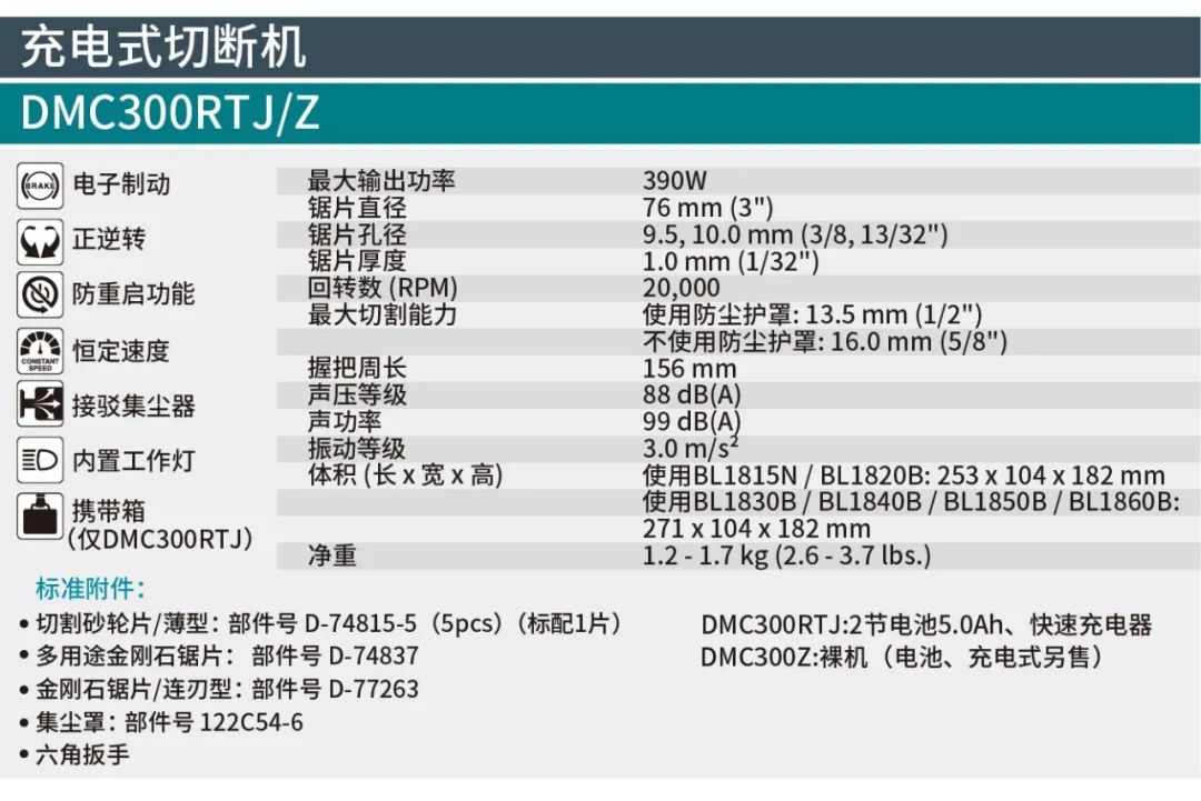 小巧灵活高效切断 牧田新品切断机上市!(图5) 小巧灵活高效切断 牧田新品切断机上市!(图5)