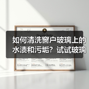 如何清洗窗户玻璃上的水渍和污垢?试试玻璃清洁剂(图1) 如何清洗窗户玻璃上的水渍和污垢?试试玻璃清洁剂(图1)
