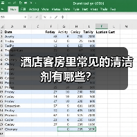 酒店客房里常见的清洁剂有哪些?(图4) 酒店客房里常见的清洁剂有哪些?(图4)