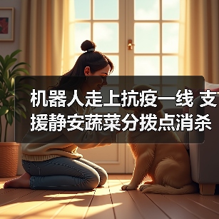 机器人走上抗疫一线 支援静安蔬菜分拨点消杀工作(图4) 机器人走上抗疫一线 支援静安蔬菜分拨点消杀工作(图4)
