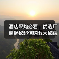 酒店采购必看:优选厂商揭秘超值购五大秘籍(图2) 酒店采购必看:优选厂商揭秘超值购五大秘籍(图2)