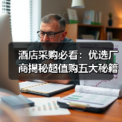 酒店采购必看:优选厂商揭秘超值购五大秘籍(图4) 酒店采购必看:优选厂商揭秘超值购五大秘籍(图4)
