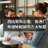 酒店采购必看:优选厂商揭秘超值购五大秘籍(图3) 酒店采购必看:优选厂商揭秘超值购五大秘籍(图3)