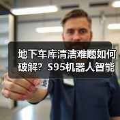 地下车库清洁难题如何破解？S95机器人智能作业效率翻倍（图2）