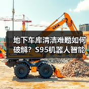 地下车库清洁难题如何破解？S95机器人智能作业效率翻倍（图1）