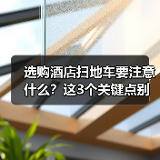 选购酒店扫地车要注意什么？这3个关键点别忽略！（图1）